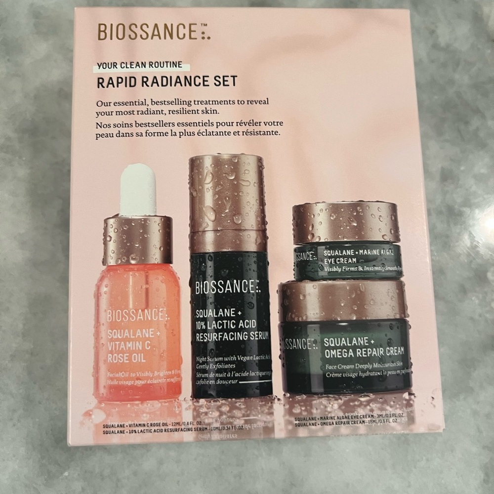 Biossance Rapid Radiance Set